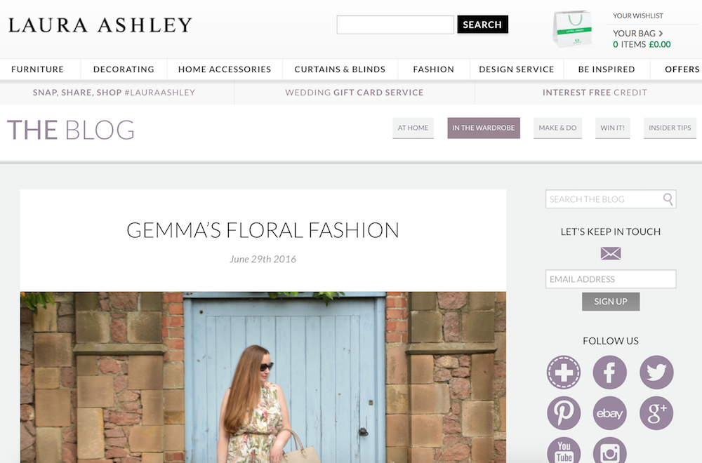 UK blogger for floral prints and dresses