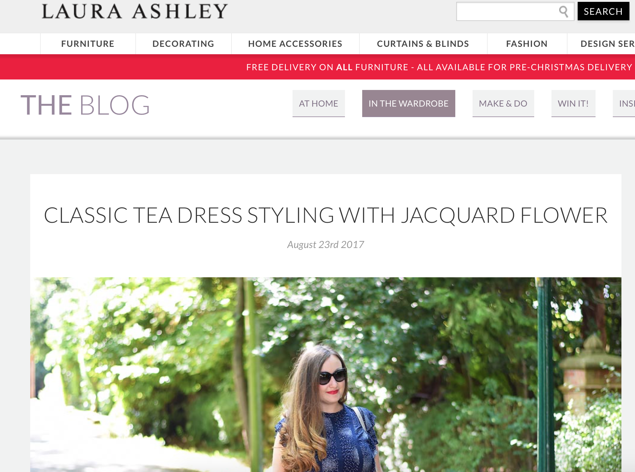 Classic Tea Dress Styling from Jacquard Flower UK Fashion Blog
