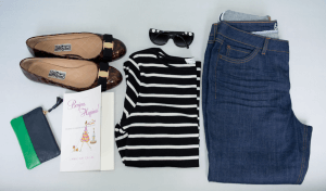 Boden Jeans and coin purse outfit