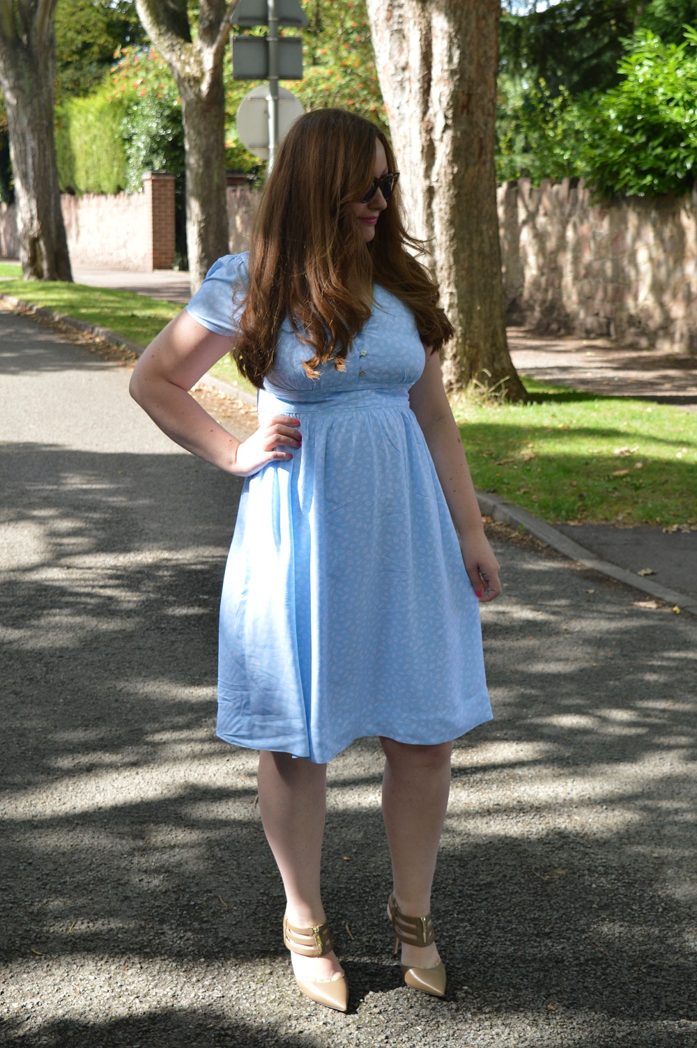 Blue Sky Blue Dress – JacquardFlower