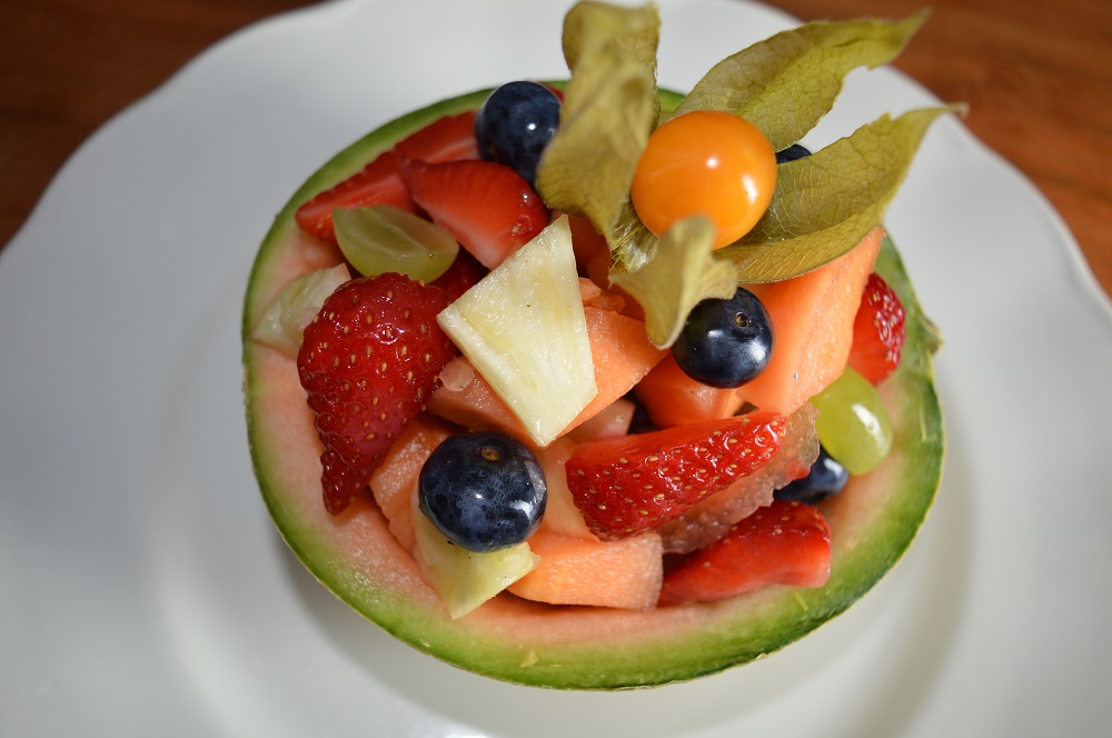 Melon Bowl Fruit Salad