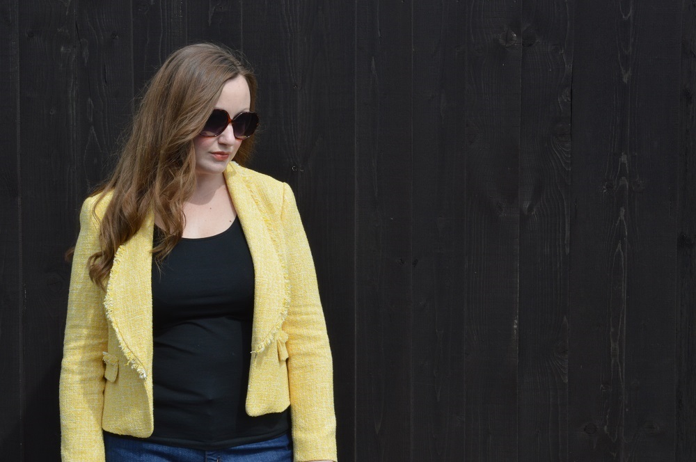 Casual Yellow Blazer Outfit