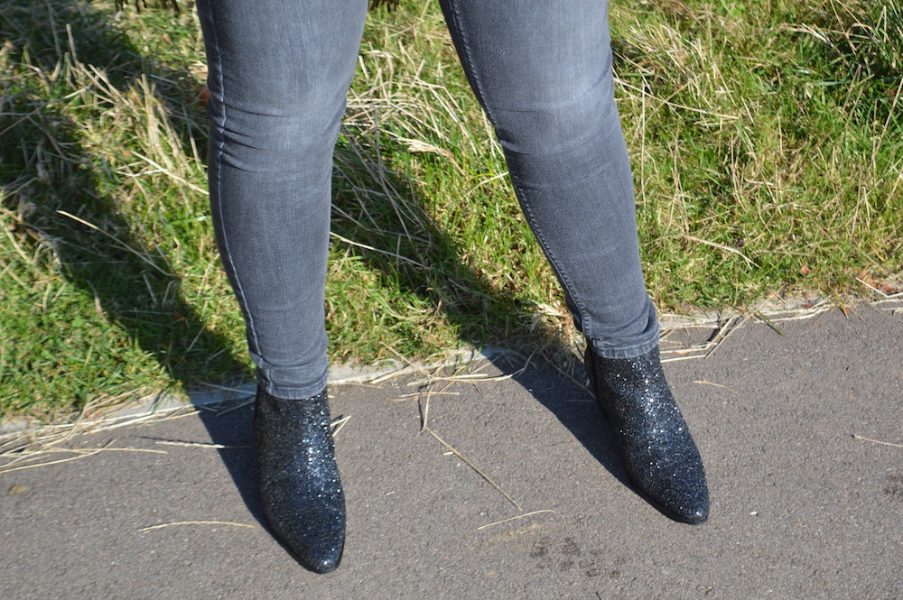 Zara Sparkle Ankle Boots