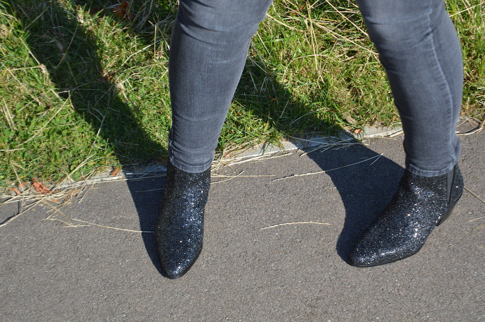 Zara Sparkle Ankle Boots