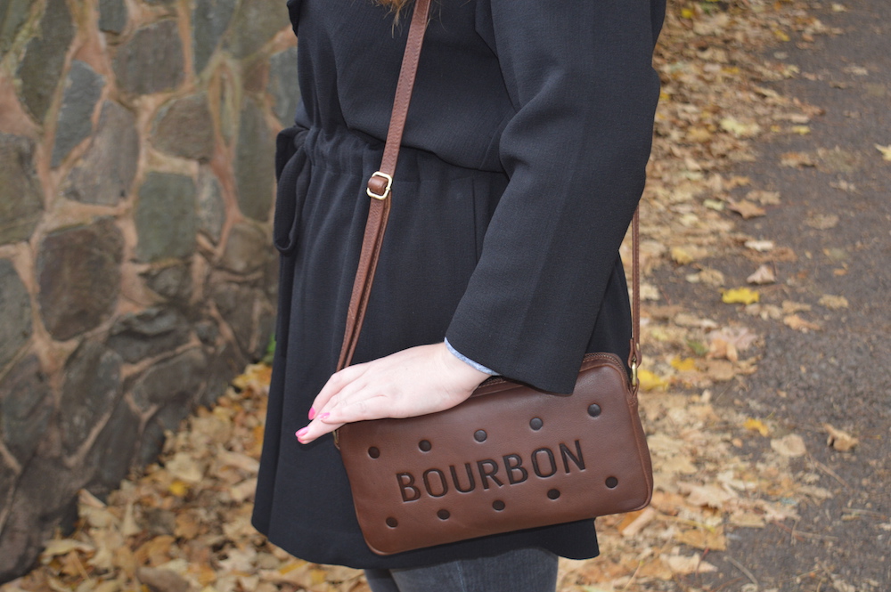 Yoshi Bourbon Biscuit Leather Cross Body Bag