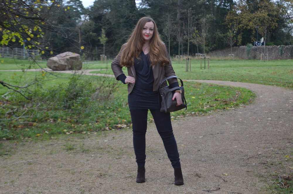 Biker Jeans Outfit Post