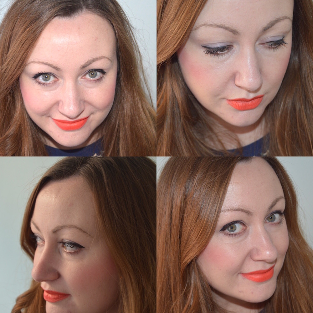 Orange Lipstick Daytime Makeup
