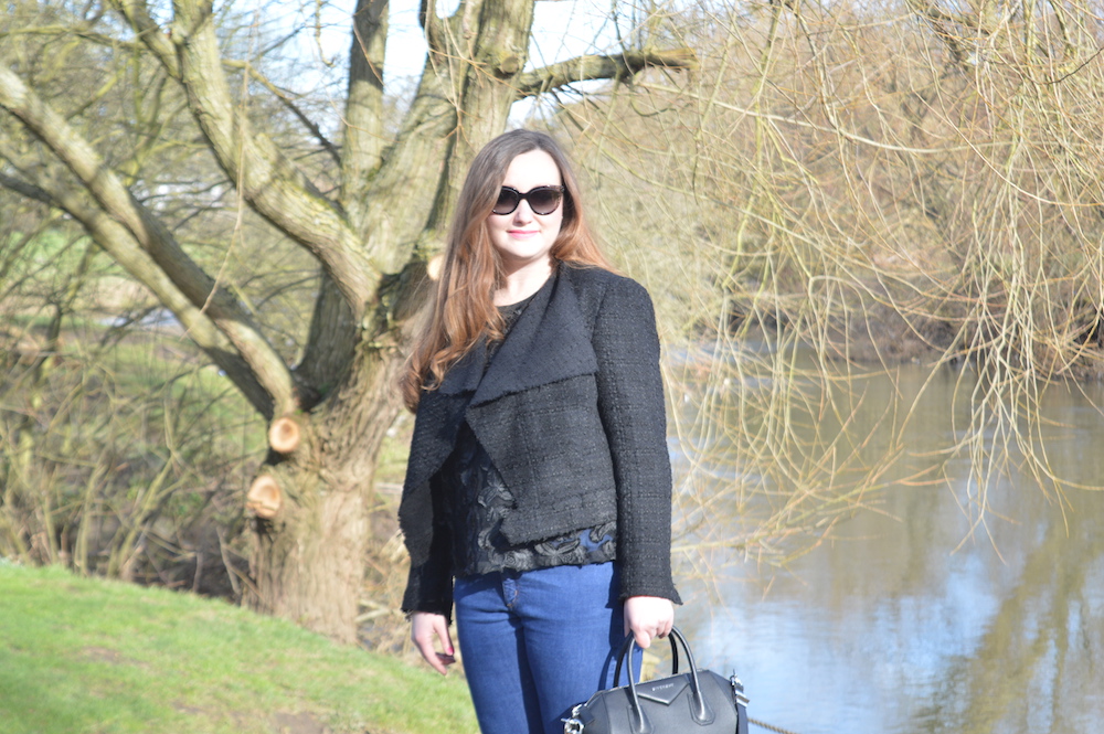 Black blazer casual outfit