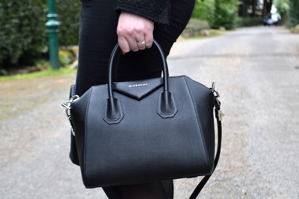 Givenchy Antigona Small goat leather handbag