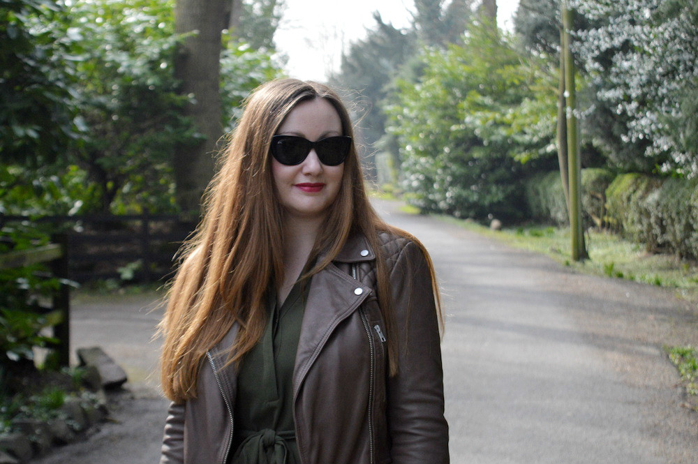 Biker Jacket and shirt dress