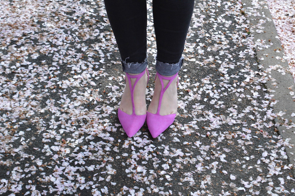 Zara Pink Pointy Shoes