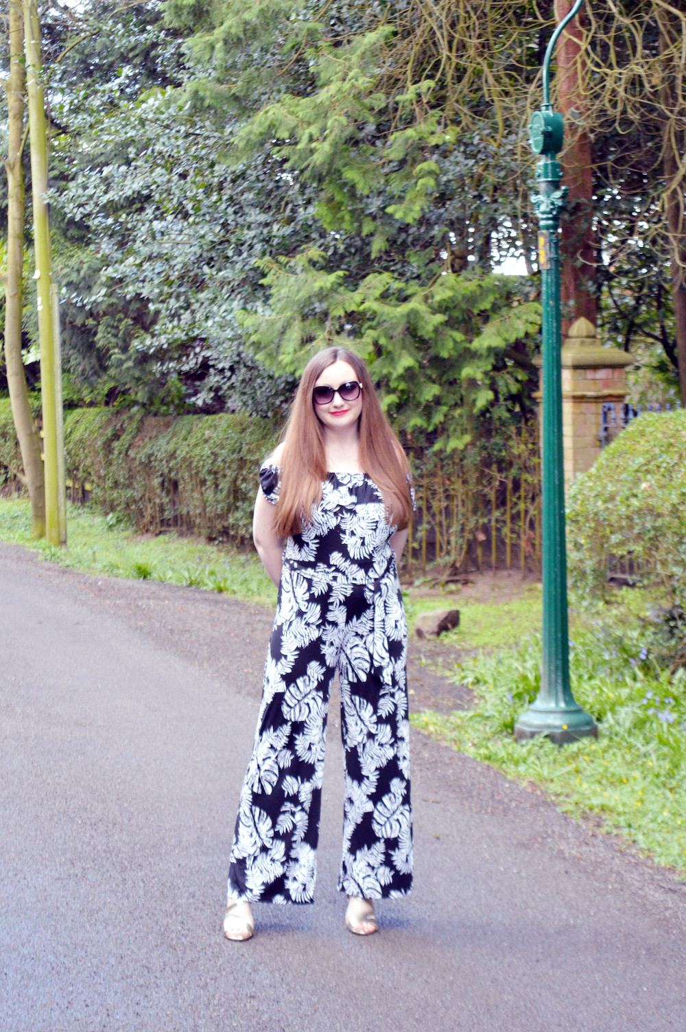 Wide leg jumpsuit outfit