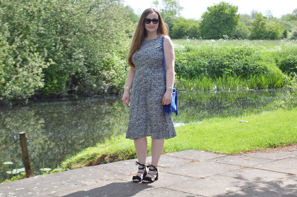 Fit and flare midi dress