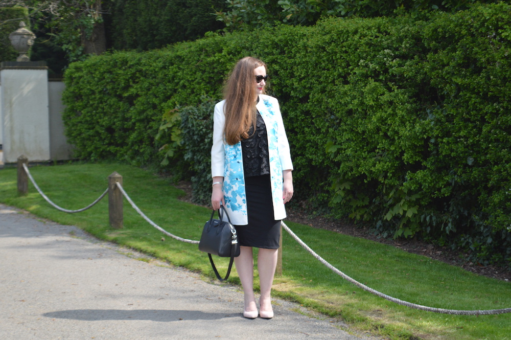 Floral Coat Outfit For Spring