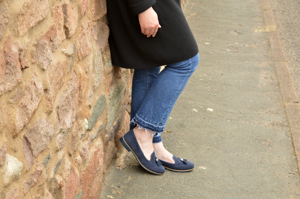 Navy Loafers OOTD
