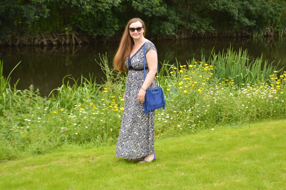 M&S maxi dress outfit