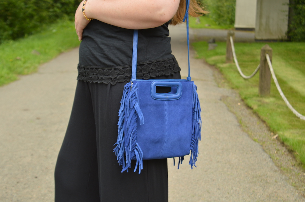 Fringed bag outfit