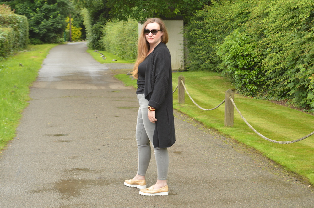 Skinny sales jeans loafers