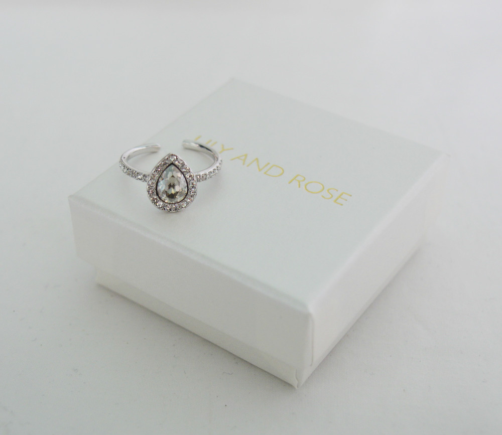 Lily and Rose Amy Crystal ring