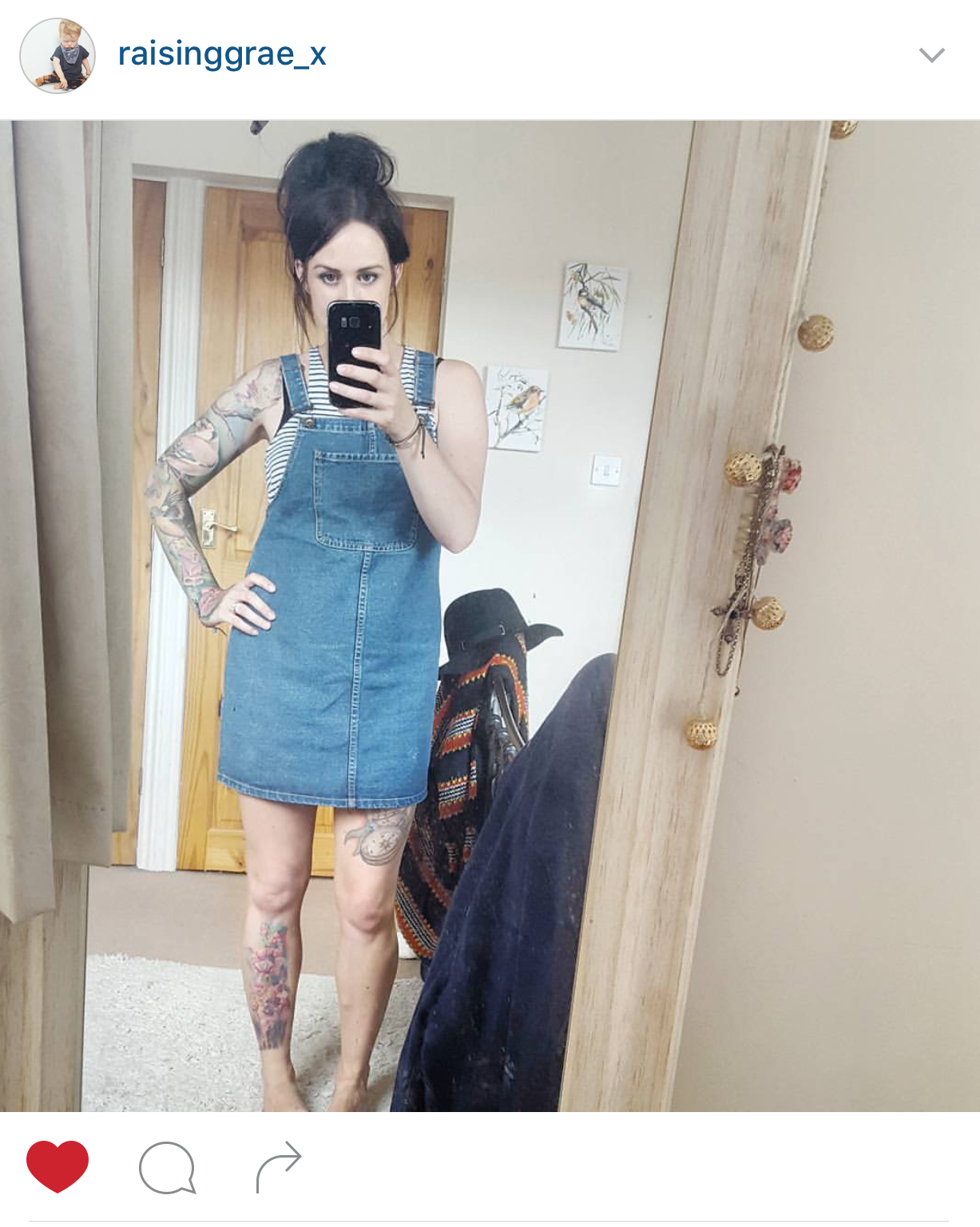 Dungaree dress outfit