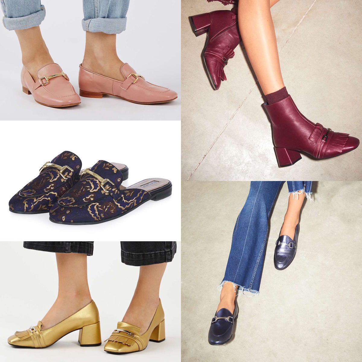 Topshop sales backless loafers