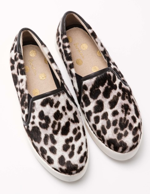 animal print slip on trainers new 