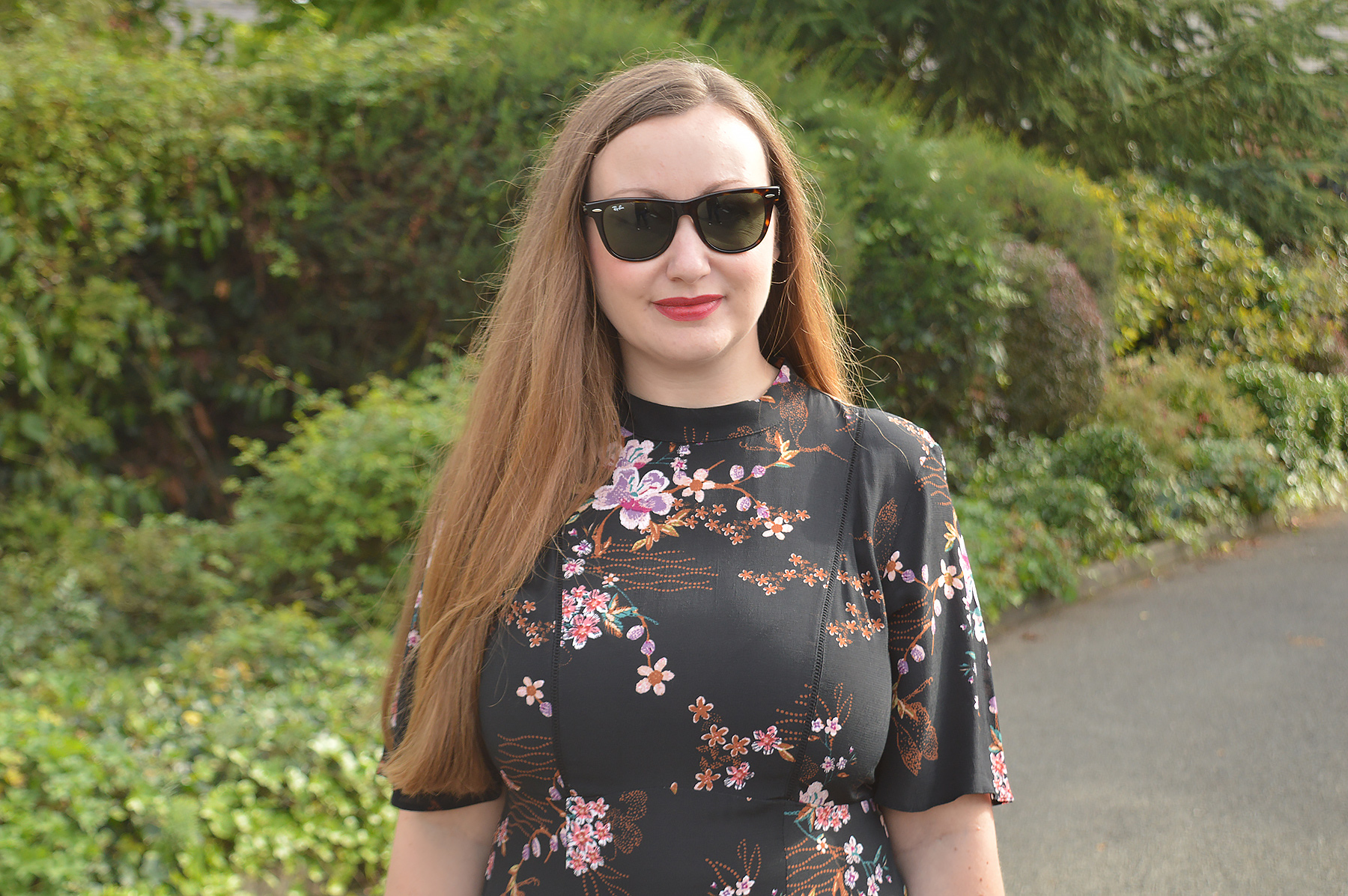 Cherry blossom printed blouse