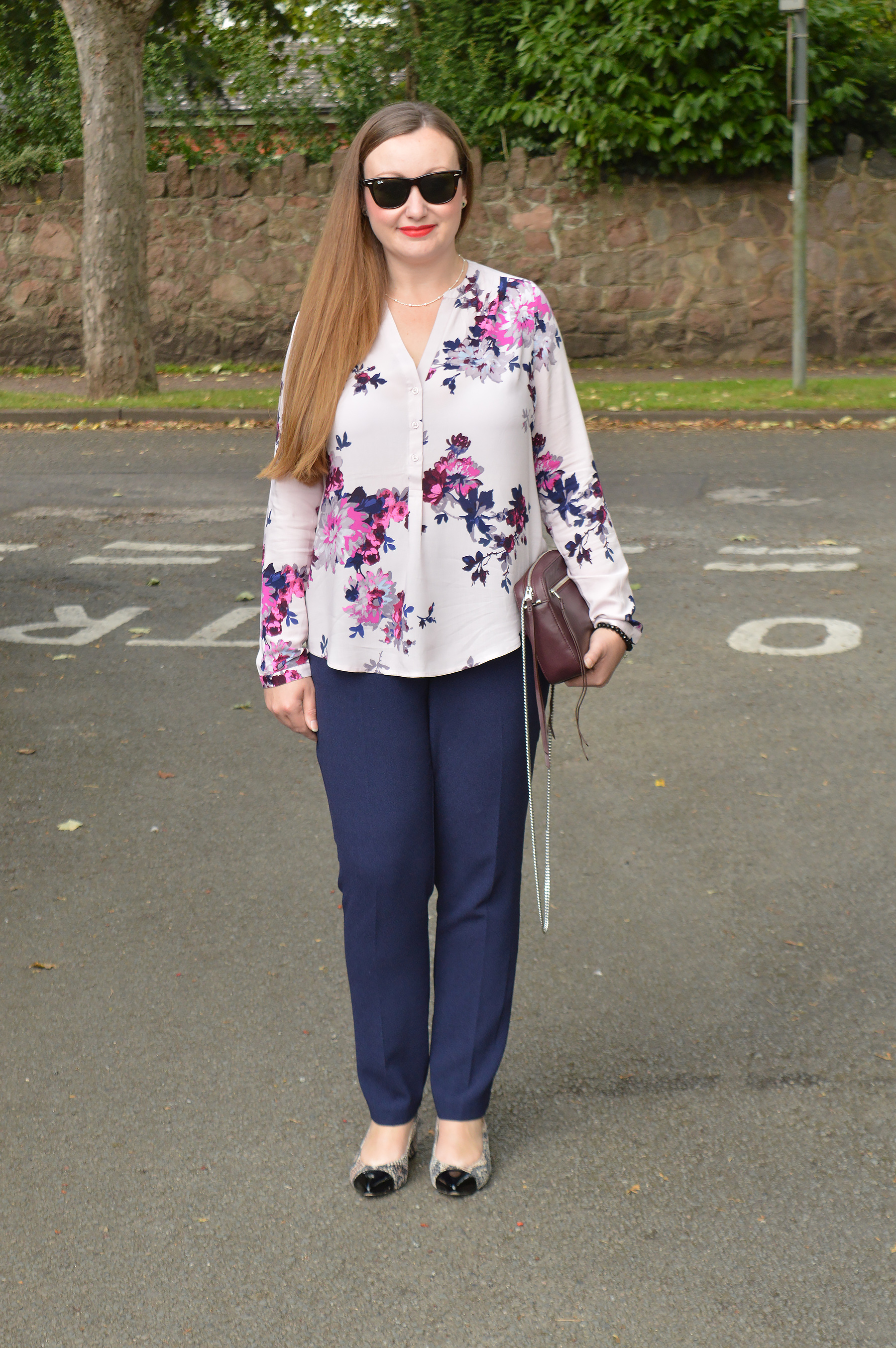 Floral Blouse Office look