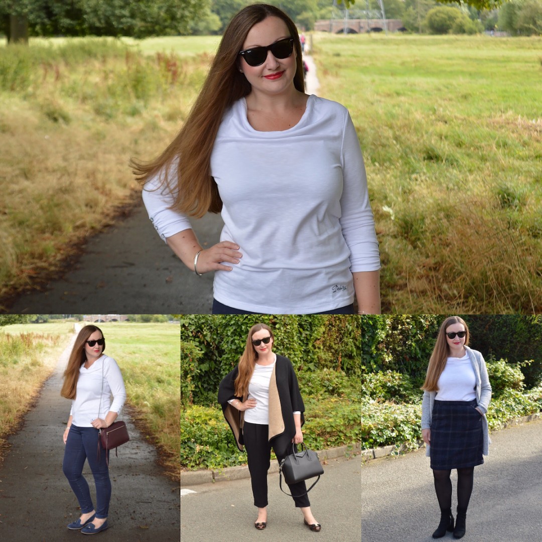 Three ways to wear a white top