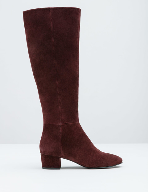 Boden Suede Knee High Boots