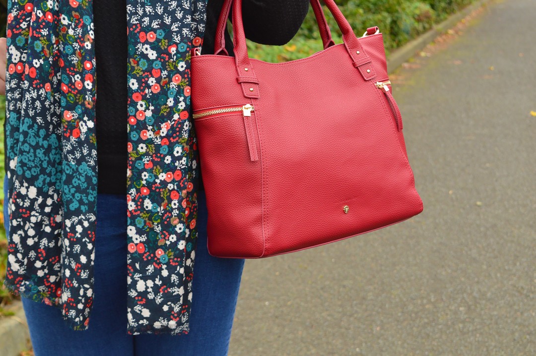 Laura Ashley red Handbag