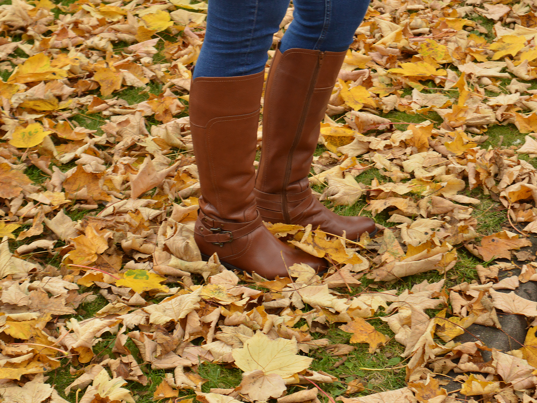 Tan Leather Boots for autumn 