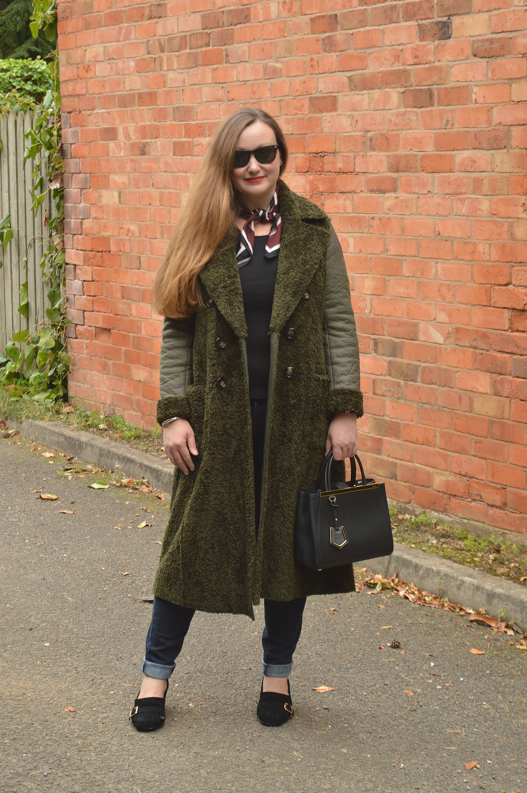 Green teddy shop coat zara