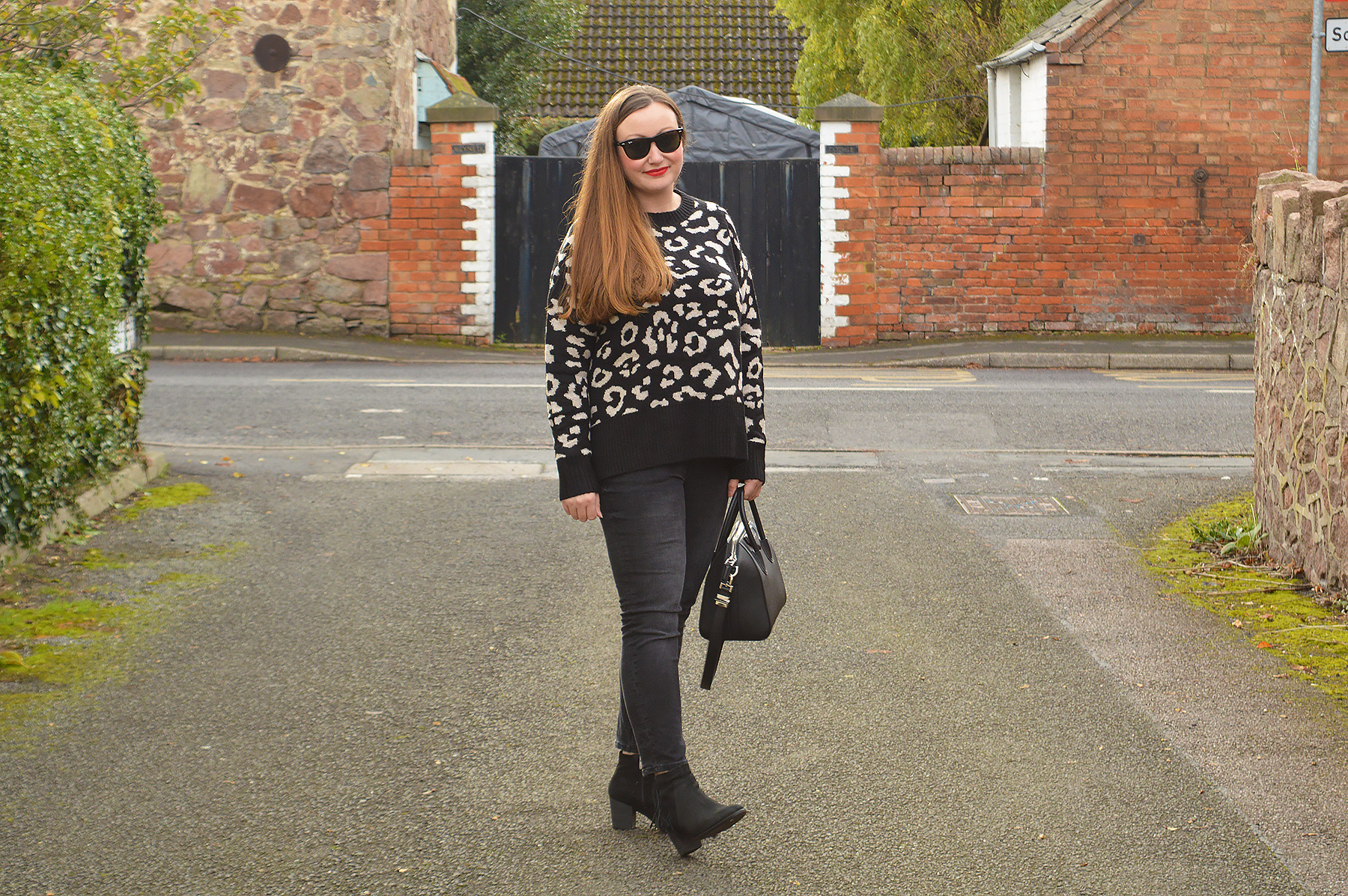 Zara Leopard Print Jumper Outfit