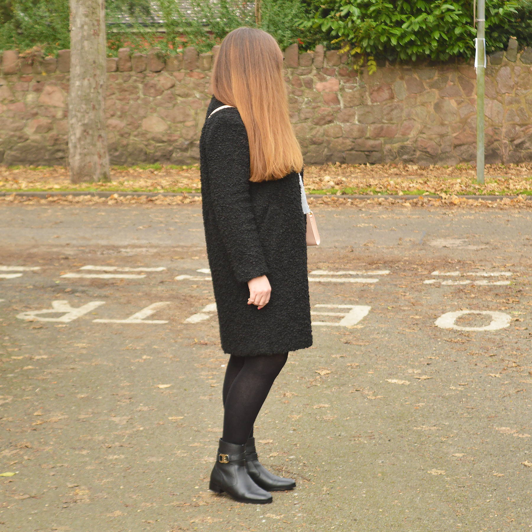 Dress with flat boots outfit