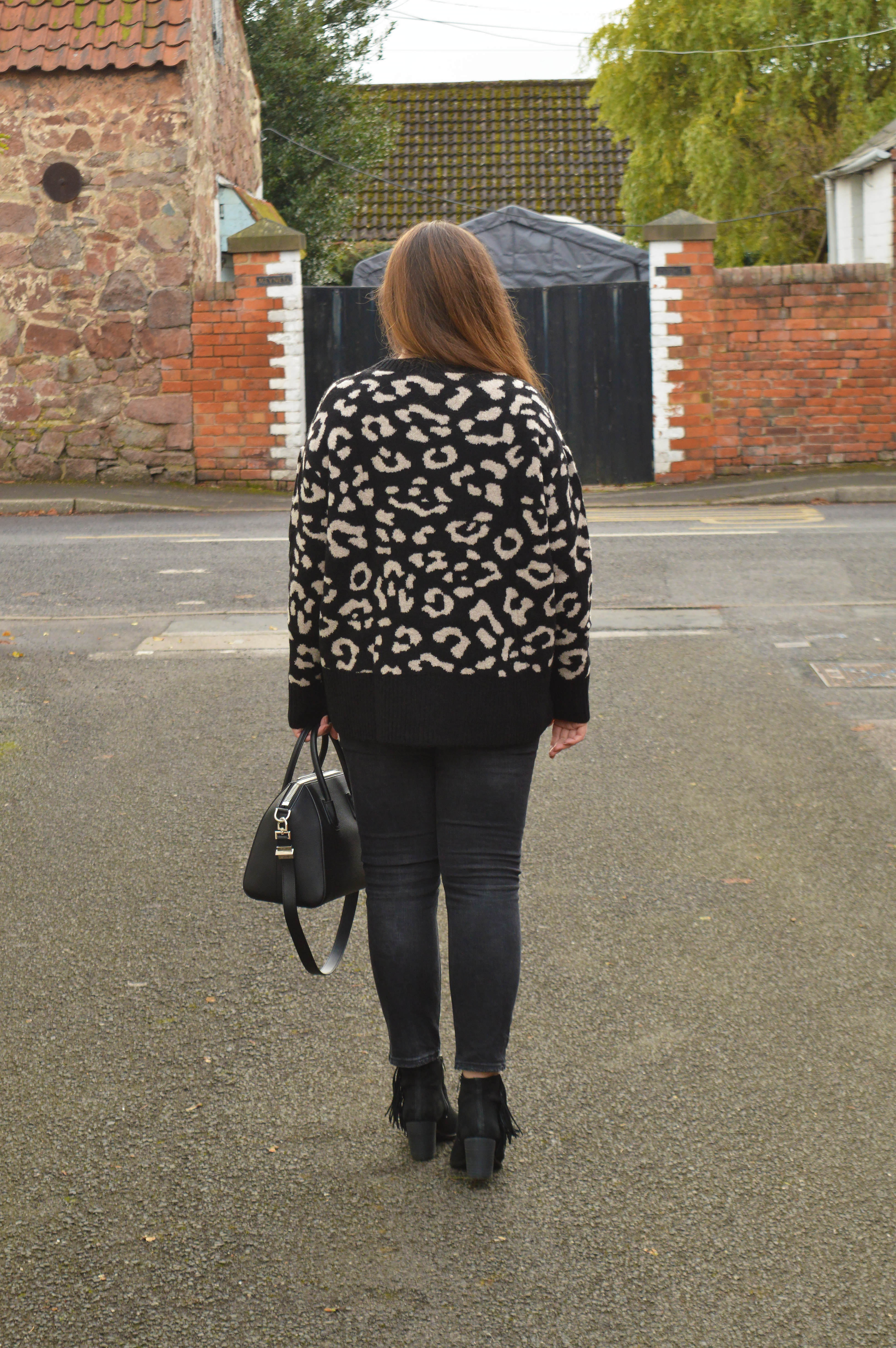 zara leopard jumper