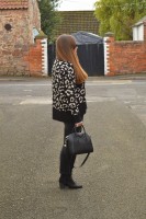 Zara Leopard Print Jumper Outfit â JacquardFlower