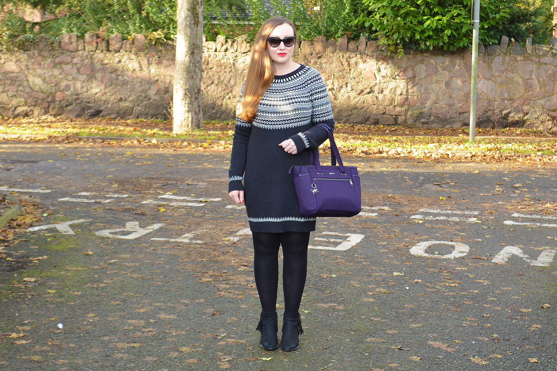 Kipling Orinthia Shoulder Bag And Cozy Dress JacquardFlower