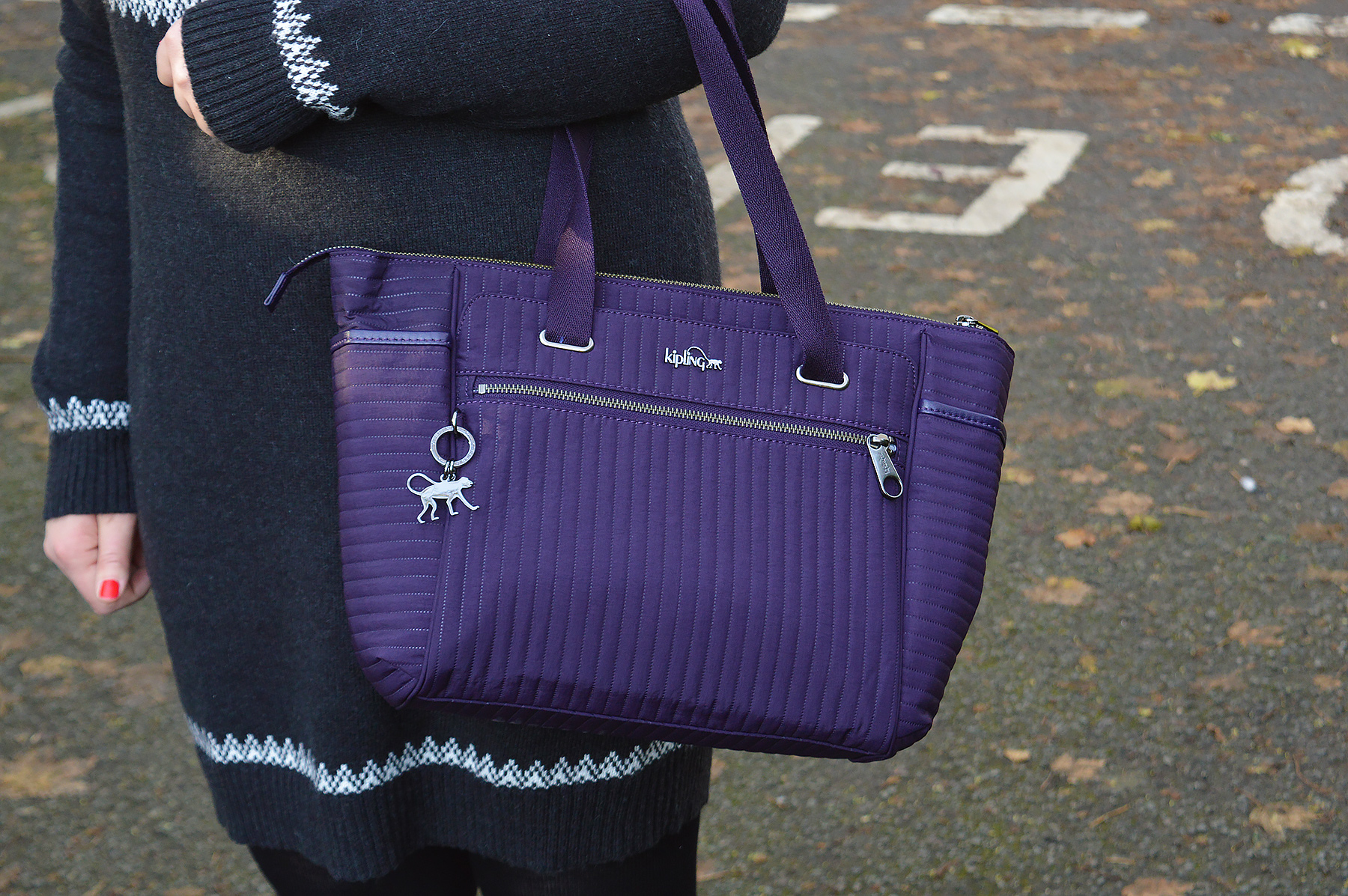 Kipling Orinthia Shoulder Bag And Cozy Dress JacquardFlower
