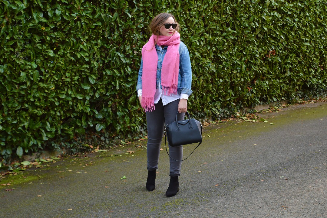 ASOS pink scarf