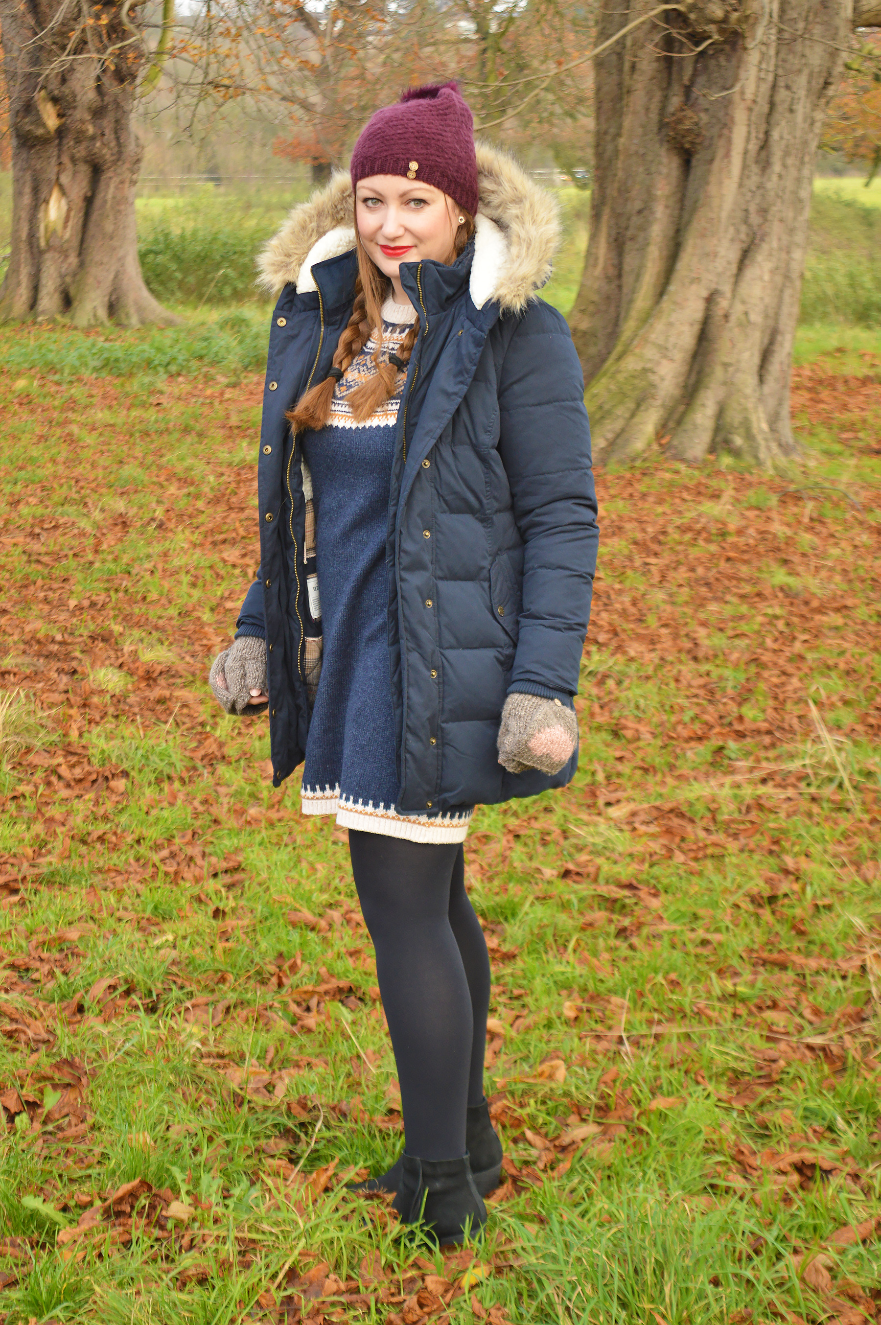 Fat face blogger outfit
