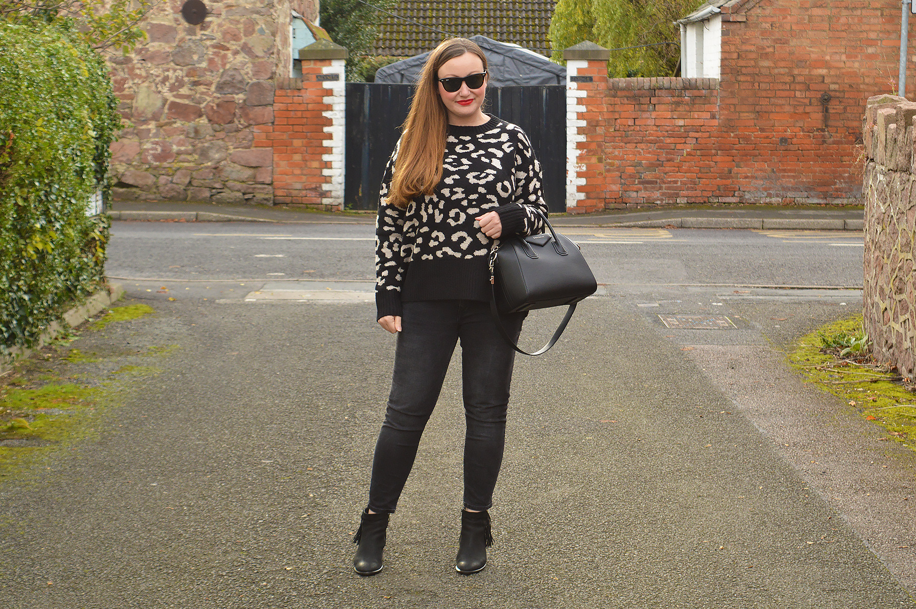 zara leopard print jumper