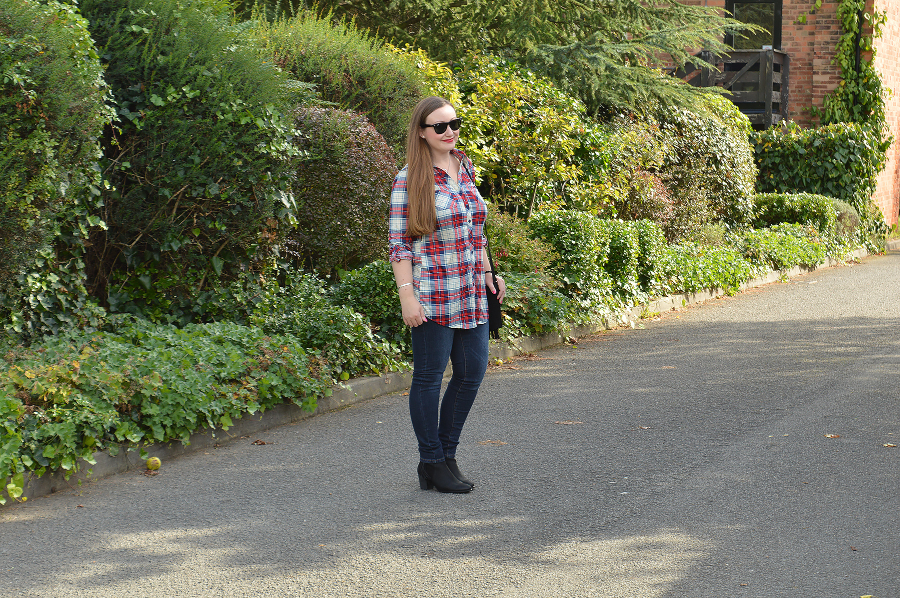 Check Tunic Autumn Outfit