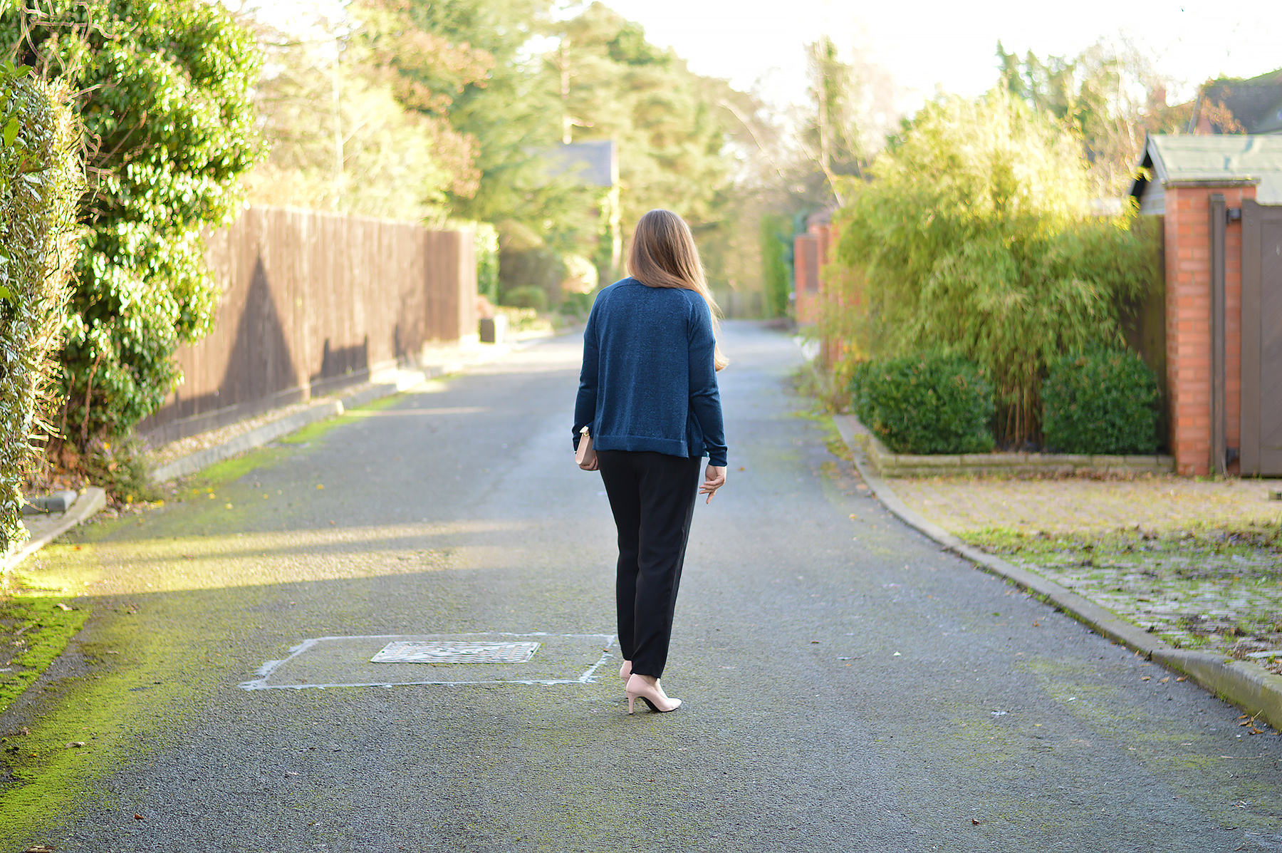 Teal Metallic Cardigan