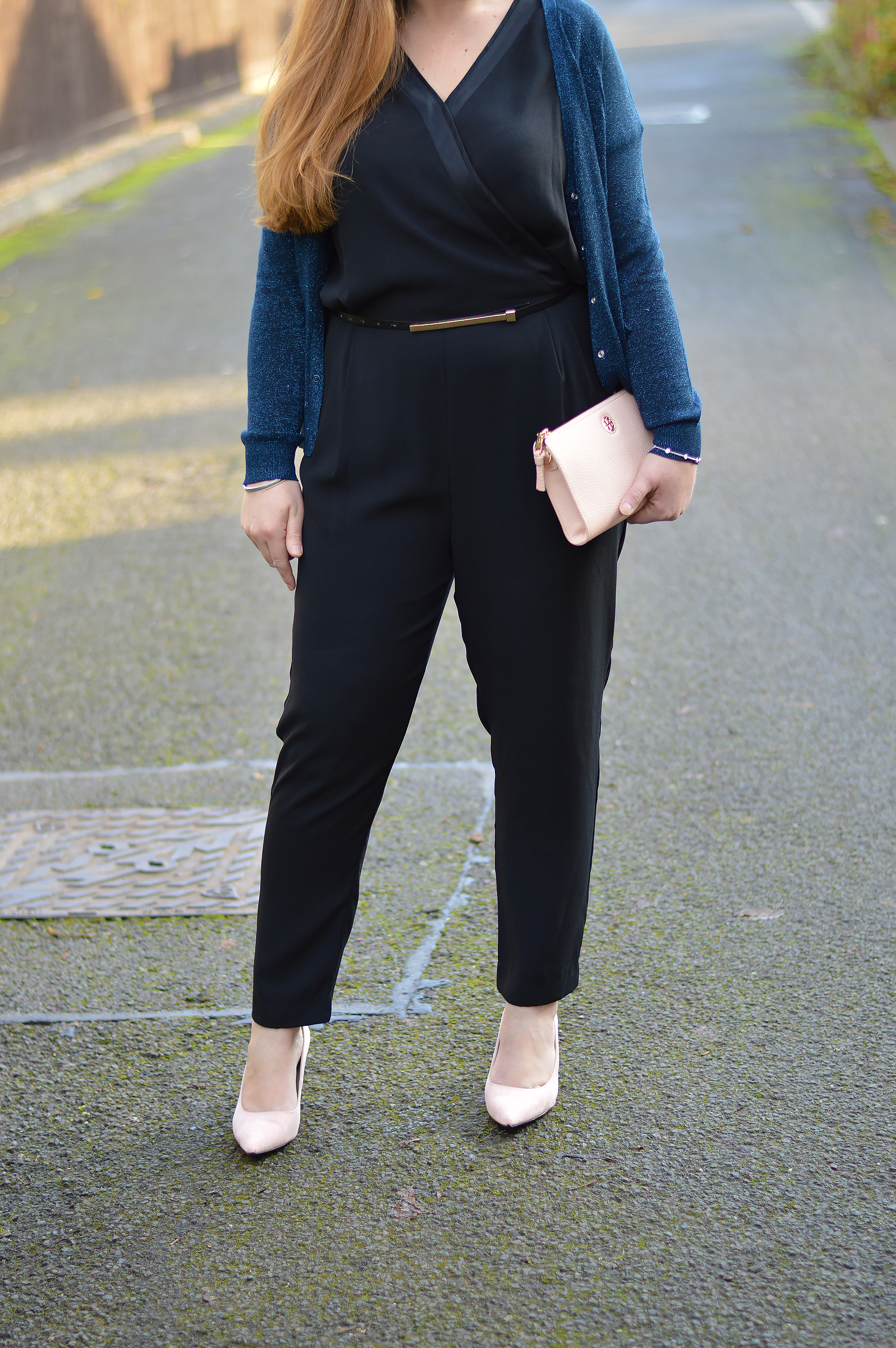 Black jumpsuit ootd