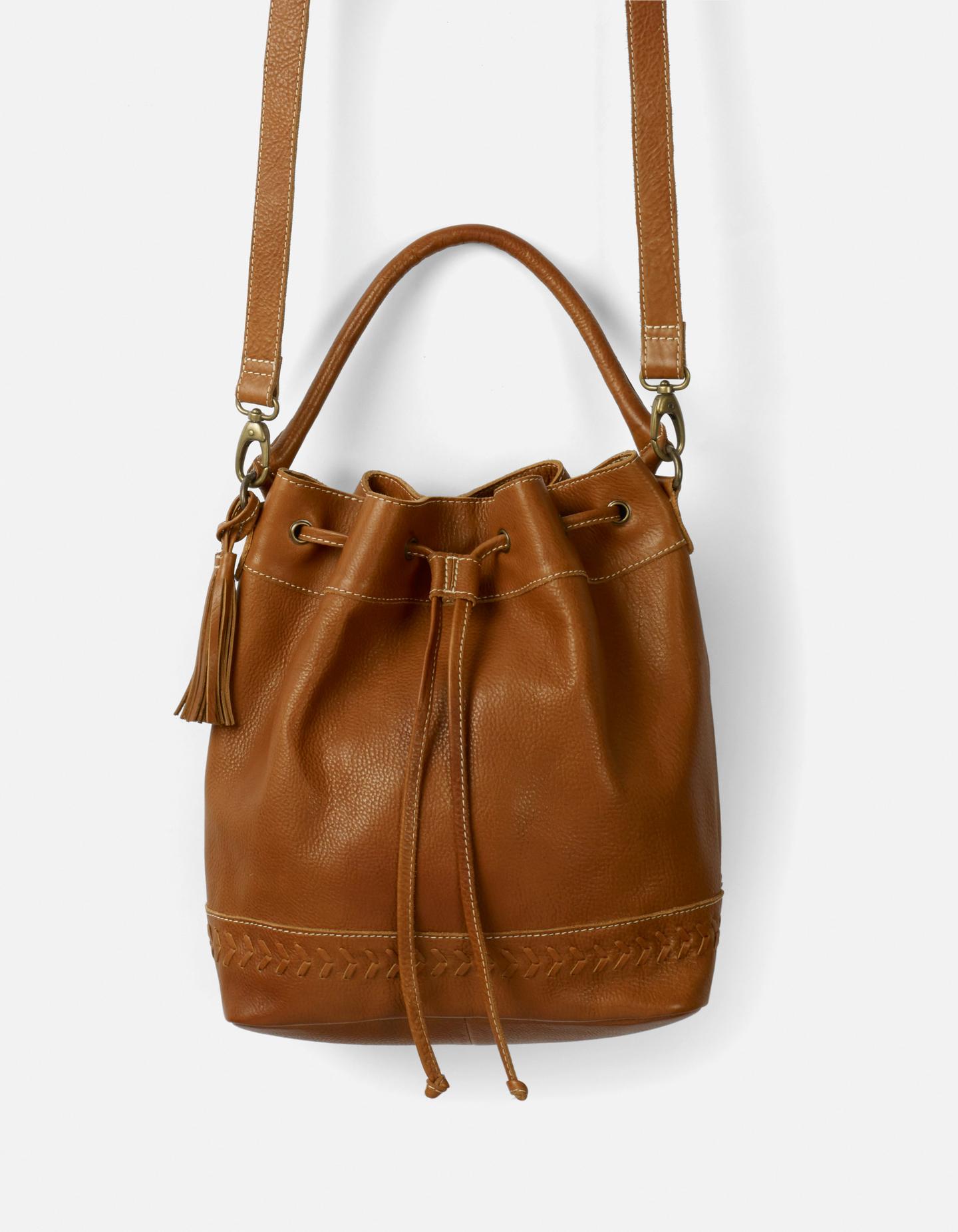 Fat Face Laura Leather Duffle Bag