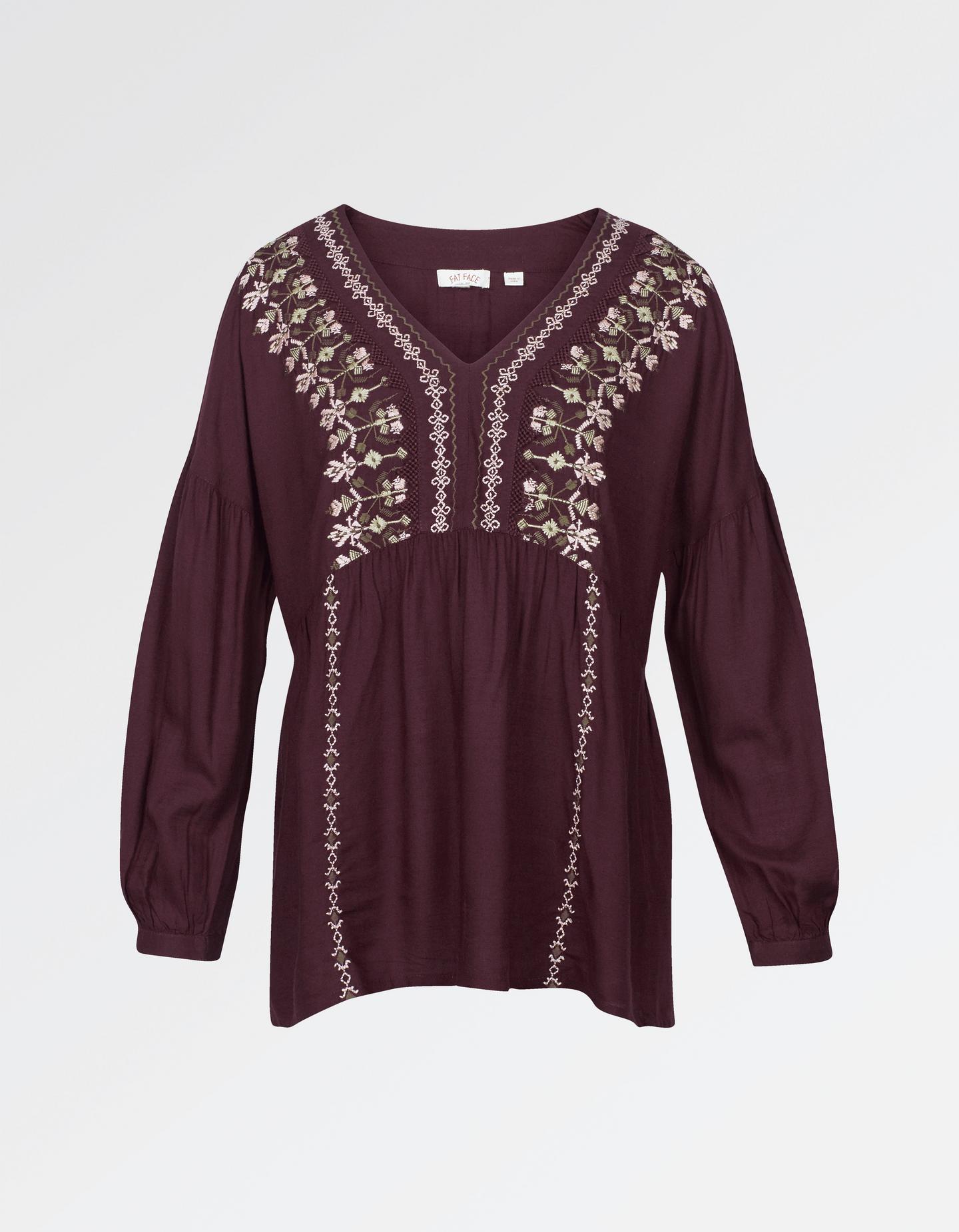 Fat Face Stephanie Embroidered Blouse