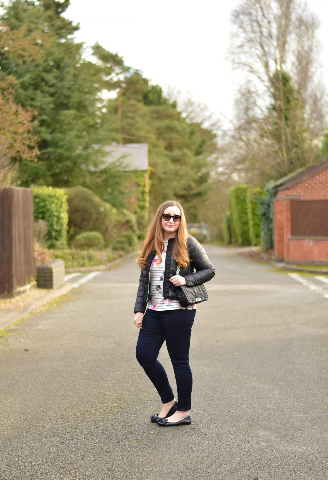 Joules grey harbour top outfit