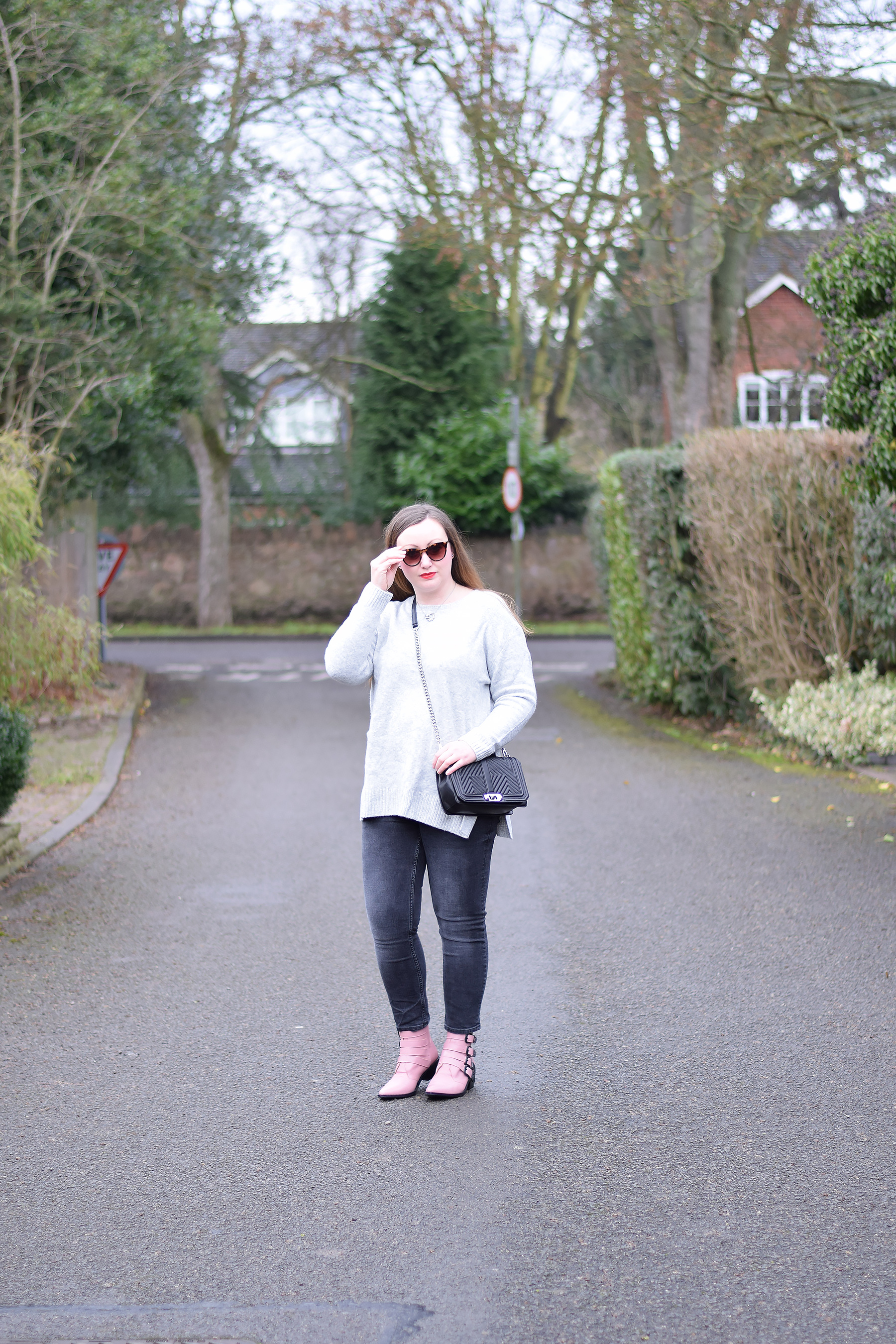 Pink boots outfit sale