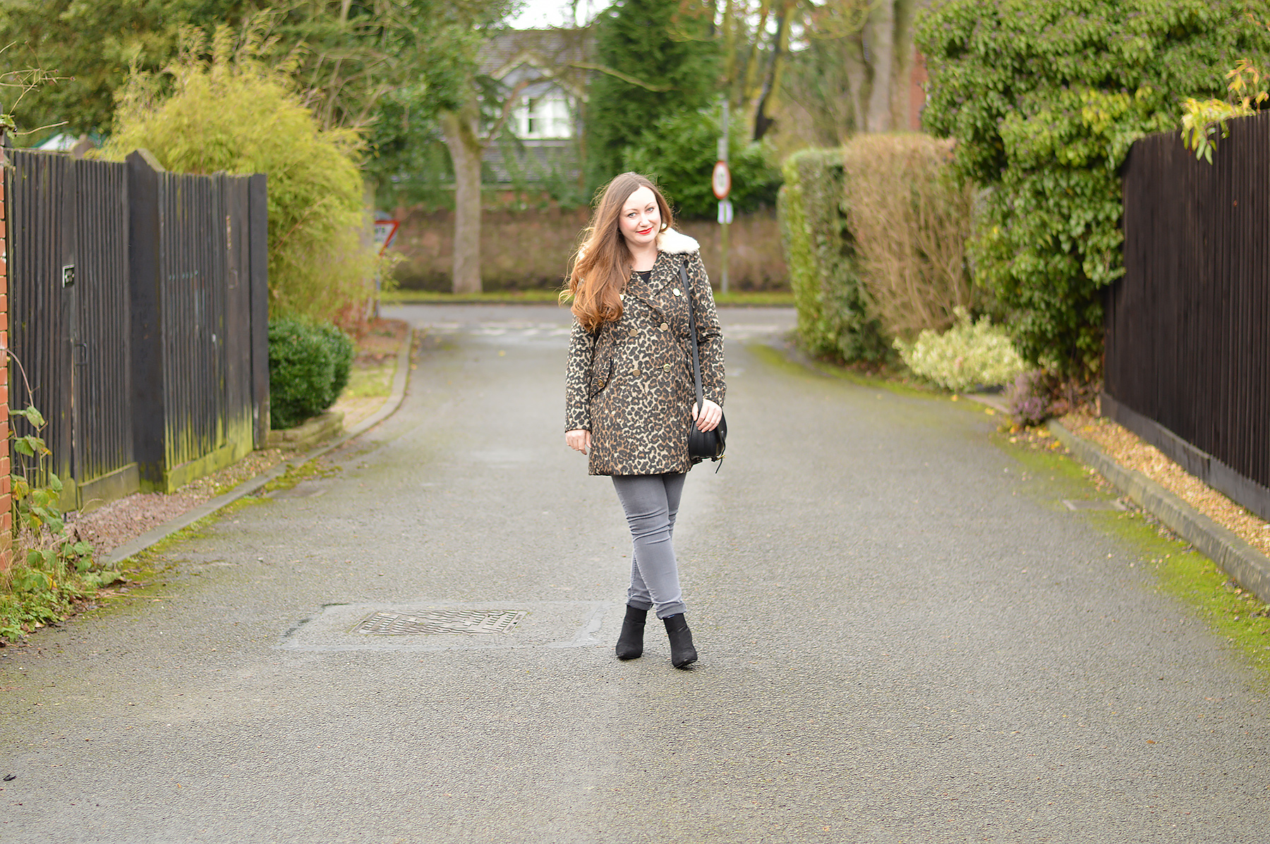 River Island Leopard Print Coat